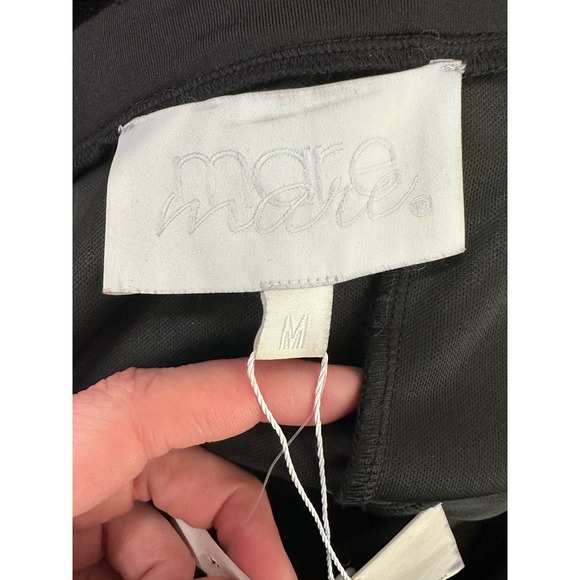 Mare Mare black velvet strapless romper size M - Picture 3 of 15